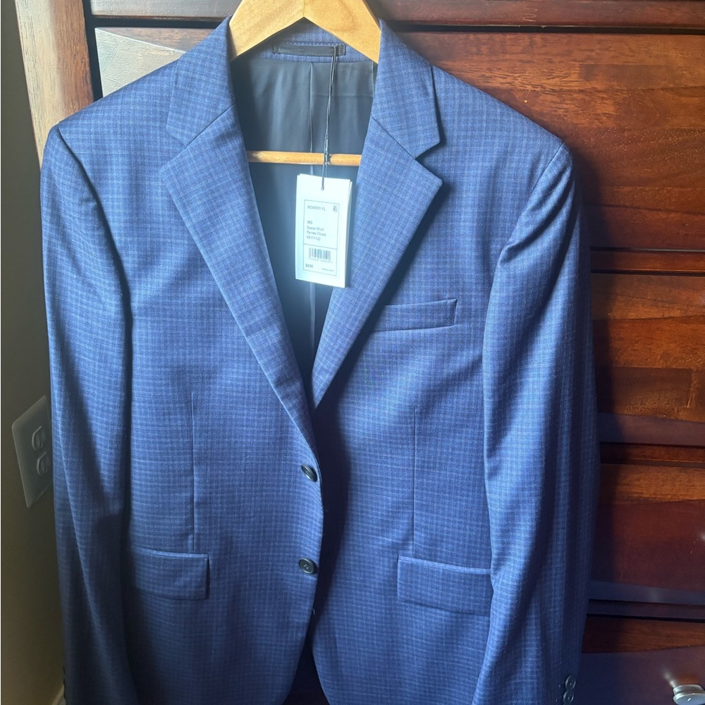 Theory Blue Sport Coat Elegant Tailoring